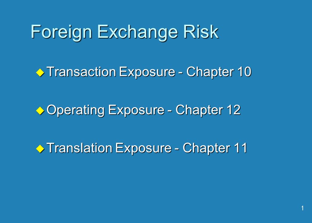 Five steps to managing your foreign exchange risk